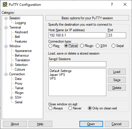 Huawei Router Unlock > Putty Session Huawei Router Unlock > Putty Session