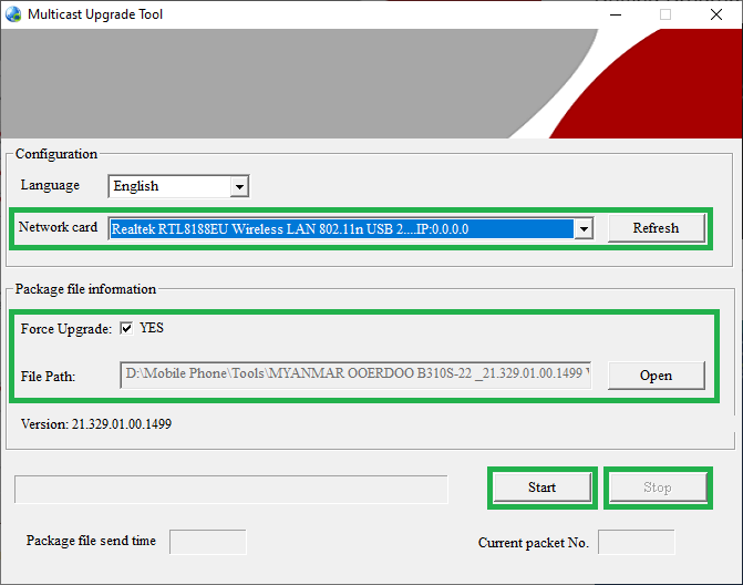 Multicast Upgrade Tool Multicast Upgrade Tool