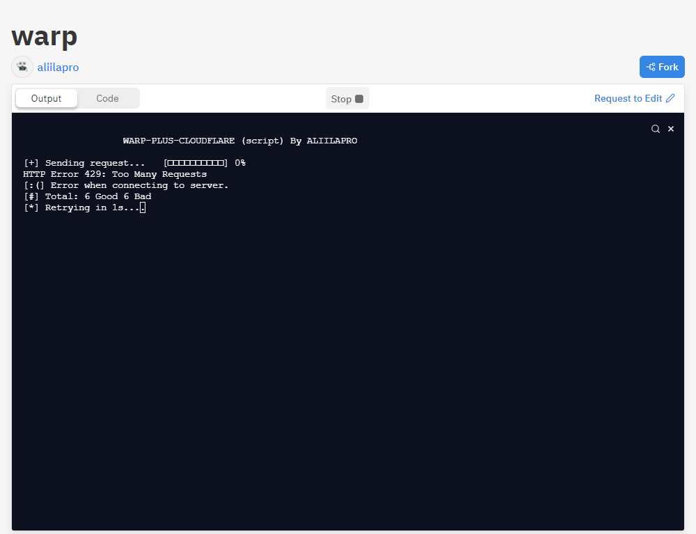Data Hack Warp+ 1.1.1.1